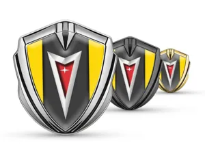 Pontiac Emblema Coche Insignia Minimal Esquema Universal Ajuste